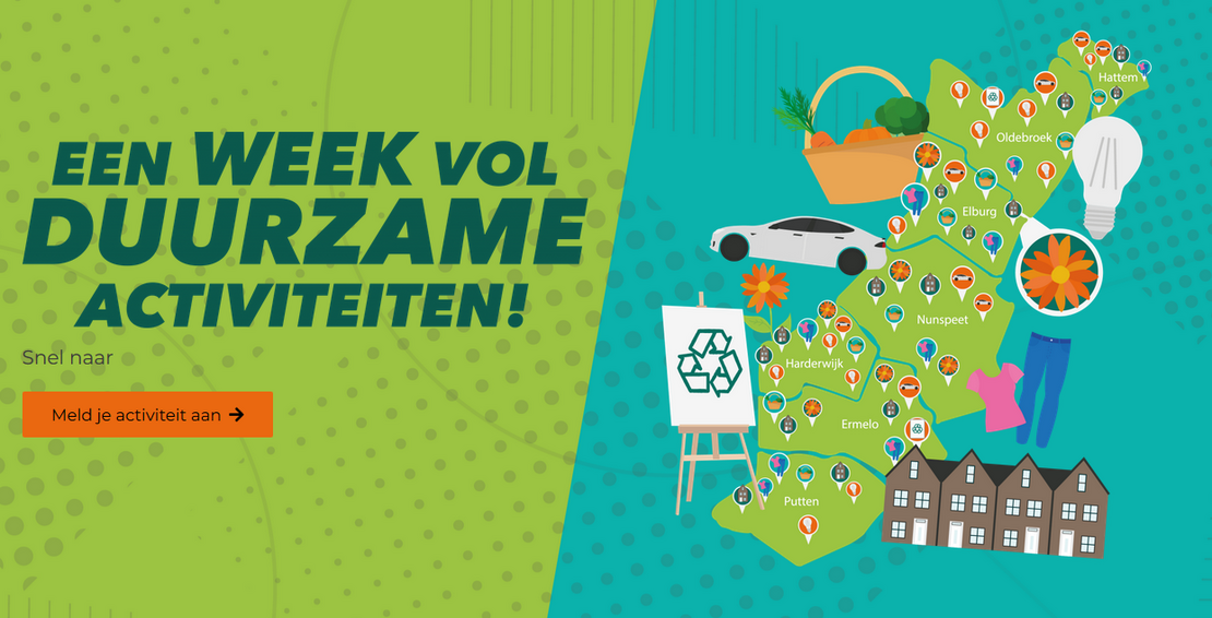 Een week vol duurzame activiteiten poster