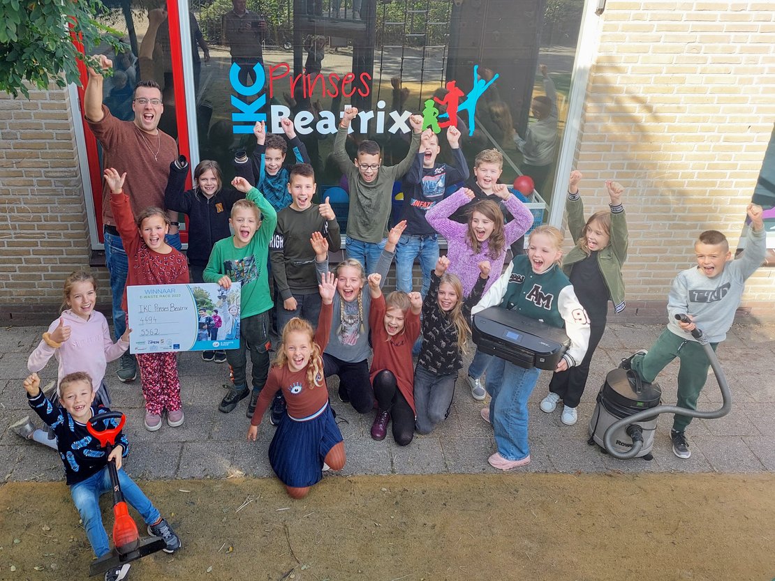 Schoolkinderen IKC Prinses Beatrix Hulshorst